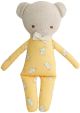 Alimrose Asleep Awake Ted - Yellow (23cm)