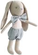 Alimrose Baby Boy Bunny - Grey Red (26cm)