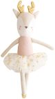 Alimrose Ballerina Reindeer - Pale Ivory Star Tutu (46cm)