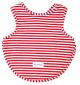 Alimrose Bib with Arm Holes - Red Stripe