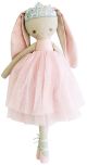 Alimrose Linen Billie Princess Bunny - Pink (45cm)