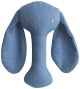 Alimrose Bobby Bunny Stick Rattle - Chambray Linen