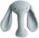 Alimrose Bobby Bunny Stick Rattle - Grey Linen