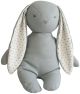 Alimrose Bobby Floppy Bunny - Grey Linen (23cm)