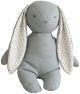 Alimrose Bobby Floppy Bunny - Grey Linen (23cm)