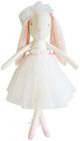 Alimrose Bronte Ballet Bunny Cuddle Toy - Fog & Pink (48cm)