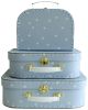 Alimrose Carry Case Set (3pcs) - Blue Stars