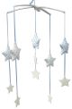 Alimrose Falling Star Mobile - Blue & Ivory