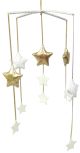 Alimrose Falling Star Mobile - Gold & Ivory