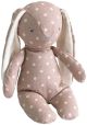 Alimrose Floppy Bunny - Mauve Spot Linen (23cm)