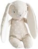Alimrose Floppy Bunny - White Spot Linen (23cm)
