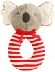 Alimrose Koala Grab Rattle - Red Stripe