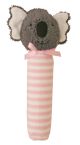 Alimrose Koala Hand Squeaker - Pink Stripe