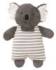 Alimrose Koala Toy Rattle - Grey Stripe (23cm)