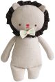 Alimrose Linen Mini Toy Rattle - Lion (17cm)