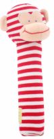 Alimrose Monkey Hand Squeaker - Red Stripe