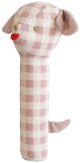 Alimrose Puppy Hand Squeaker - Rose Check