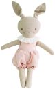 Alimrose Rosie Romper Bunny Toy - Pink Linen (30cm)