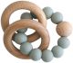 Alimrose Beechwood Teether Ring Set - Sage