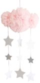 Alimrose Tulle Cloud Mobile - Pale Pink & Silver