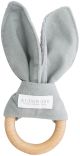 Alimrose Bailey Bunny Teether - Grey Linen