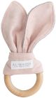 Alimrose Bailey Bunny Teether - Pink Linen