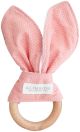 Alimrose Bailey Bunny Teether - Pink White Spot