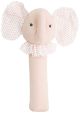 Alimrose Baby Elephant Hand Squeaker - Pink