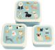 Rex London Best In Show Set of 3 Snack Boxes