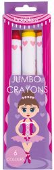 Bobble Art Ballerina Jumbo Crayon Set