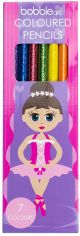 Bobble Art Glitter Ballerina Coloured Pencils 7pk