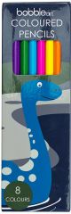 Bobble Art Dinosaur Coloured Pencils 8pk