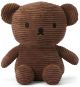 Miffy Plush Boris Bear Corduroy - Brown (24cm)