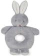 Bunnies by the Bay Bunny Ring Rattle - Grey (19cm)