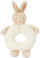 Bunnies by the Bay Bunny Ring Rattle - White (18cm)