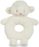 Bunnies by the Bay Kiddo Lamb Ring Rattle - White (17cm)