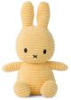 Miffy Plush Sitting ECO Corduroy - Buttercream (23cm)