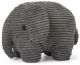 Miffy Plush Elephant Corduroy - Grey (19cm)