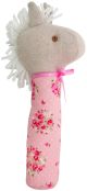 Alimrose Horse Hand Squeaker - Pink Floral Wreath