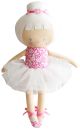 Alimrose Baby Ballerina Doll - Fuchsia Pink (25cm)