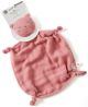 Nordic Kids Double Muslin Comforter - Dusty Rose Cat