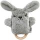 O.B. Designs Bodhi Bunny Rattle Teether - Grey