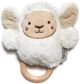 O.B. Designs Lee Lamb Rattle Teether - Cream