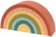 O.B. Designs Silicone Rainbow Stacker - Cherry