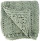 O.B. Designs Handmade Crochet Baby Blanket - Sage