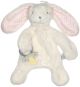 ES Kids Bunny Comforter with Dummy Holder - Cream/Pink (30cm)