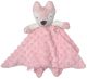 ES Kids Fox Comforter with Rattle - Pink (34cm)