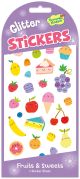 Fruits & Sweets Glitter Stickers