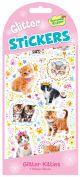 Glitter Kitties Glitter Stickers