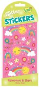 Rainbow & Star Glitter Stickers